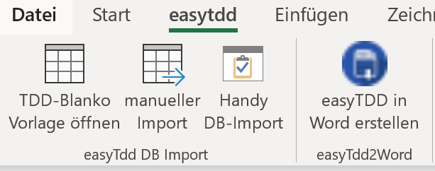 Excel Addin Menü